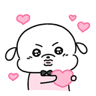 Sticker ⭐ 복슬임다4 @moe_sticker_bot