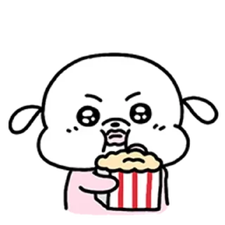 Telegram sticker ⭐ 복슬임다4 @moe_sticker_bot