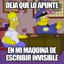 Телеграм стикер 😴 Memes de los Simpsons