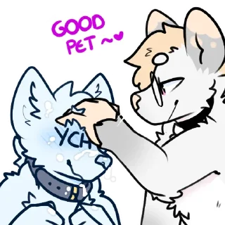 Телеграм стикер 😌 Lewd Poss Pack