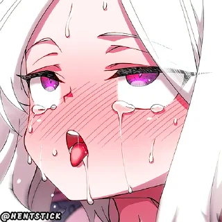 Telegram sticker 😈 Ahegao Hentai @hentstick