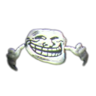Telegram sticker 👄 Troll Face @ItsAryan16