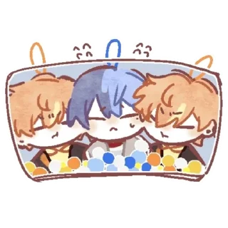 Video sticker 🌟 Cr: 芝芝白桃 (pixiv) :: @fStikBot