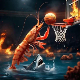 Telegram sticker 🏀 Крутой ИИ баскетбол @ckladstikerov7