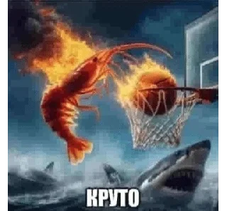 Sticker 🏀 Крутой ИИ баскетбол @ckladstikerov7