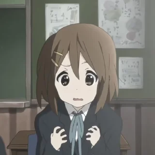 Telegram sticker 🥠 : k - on @bonesdolly :: @fStikBot