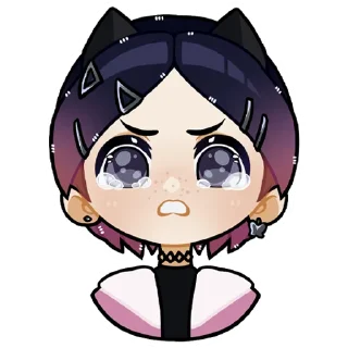 Telegram sticker 😭 valogirls @froggochi