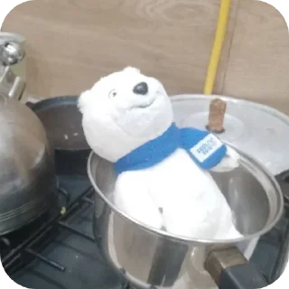 Telegram sticker 🍜 @MoiStikiBot Стики Мишутки и его Друзей 2