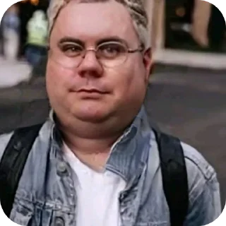 Sticker 👓 Умный человек в очках