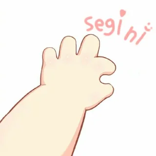 Telegram sticker 🤏 cibi cibi dango