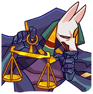 Video sticker 🤔 Анубис и Ра без текста @TgSticker