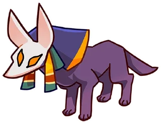 Video sticker 🐺 Анубис и Ра без текста @TgSticker