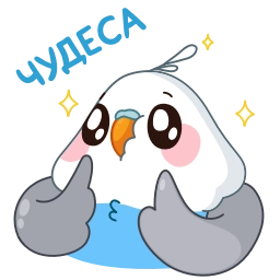 Telegram sticker 🤩 Голубой Птенчик (@TgSticker)