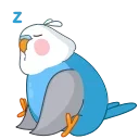 Video sticker 😴 Голубой Птенчик (@TgSticker)