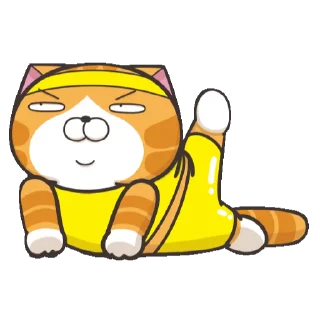 Video sticker 💪 Lan Lan Cat