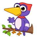 Telegram sticker 👋 Woodpecker