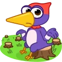 Telegram sticker 🤷‍♂️ Woodpecker
