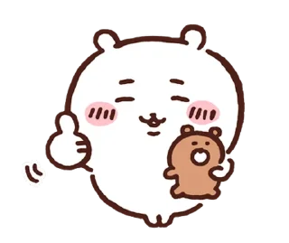 Telegram sticker 👍 chiikawa  ♡  @ririmoji
part 3/4 (by nagano)