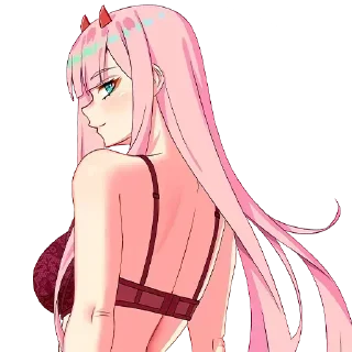Sticker 👙 @STKRFUK ZERO TWO 😍