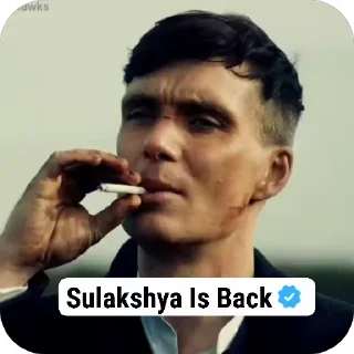 Телеграм стикер 🚬 SULAKSHYA 😎 @SULAKSHYA9