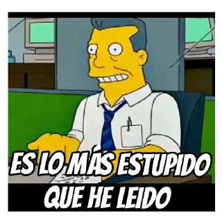 Telegram sticker 😀 LosSimpsons
