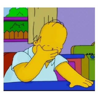 Video sticker 🤦‍♂️ LosSimpsons