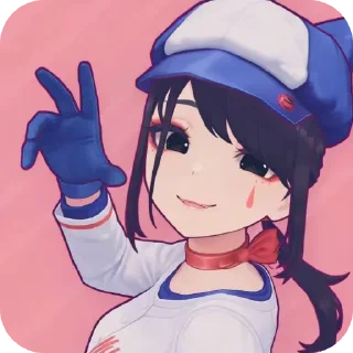 Sticker ✋ Кепкины утехи