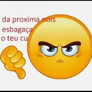 Sticker 👎 emojos remake by @raivozo