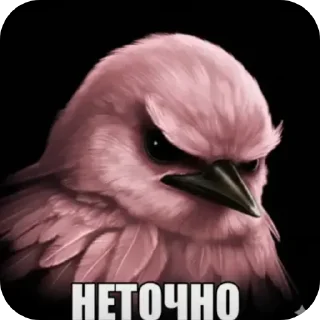 Telegram sticker 🐦 мэмчик