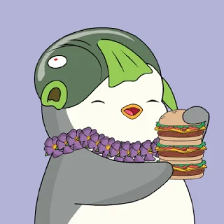 Video sticker 🍔 @Sauciii68 - pudgy penguins