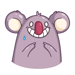 Telegram sticker 😬 La Koala