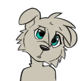 Телеграм стикер 🤔 KokoPuppy