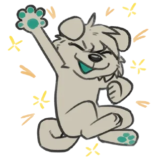 Телеграм стикер 🤩 KokoPuppy