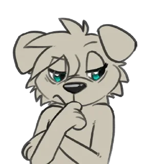 Телеграм стикер 😒 KokoPuppy