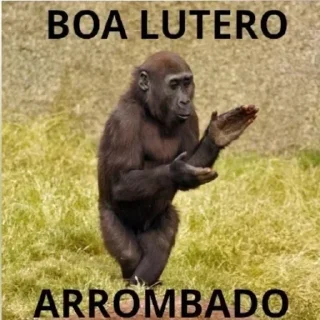 Telegram sticker 👏 Nada nunca acontece