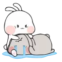Телеграм стикер 😭 Nuomi Rabbit 2 @tgsticker @farsisticker