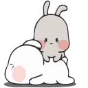 Телеграм стикер 😍 Nuomi Rabbit 2 @tgsticker @farsisticker