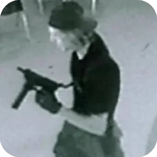 Telegram sticker 🫥 Скулшутеры