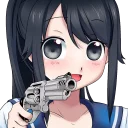 Телеграм стикер 💥 (Misaki/Rikka) @Blood_Darkness