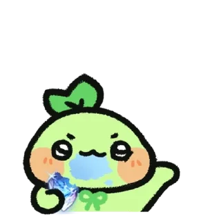 Telegram sticker 💬 함께하자코! 모코콩콘 By @KakaoEmoticon
