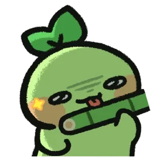 Telegram sticker 💬 함께하자코! 모코콩콘 By @KakaoEmoticon