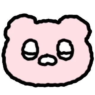 Video sticker 👍 @KakaoEmoji 작고 지친 곰뚜리