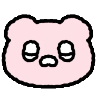 Video sticker 👍 @KakaoEmoji 작고 지친 곰뚜리