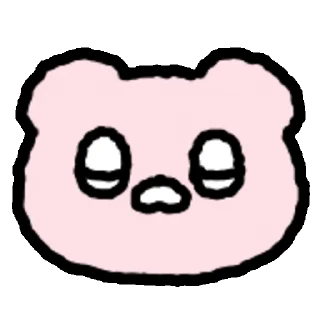 Video sticker 👍 @KakaoEmoji 작고 지친 곰뚜리