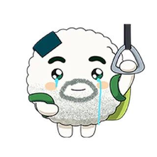 Telegram stiker ⭐ 가짜 주먹밥쿵야의 삶