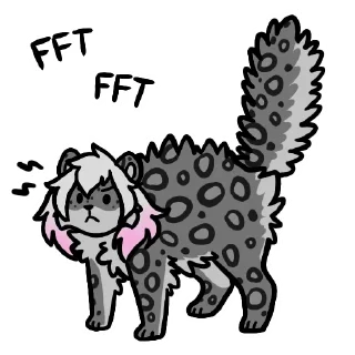 Telegram sticker 😾 Void Cat Abï