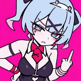 Telegram stiker 🖕 🄼🄸🄺🅄 @kiroshiSticks