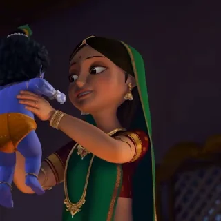 Video sticker 😇 Little Krishna Animated by @mayanksh4rma