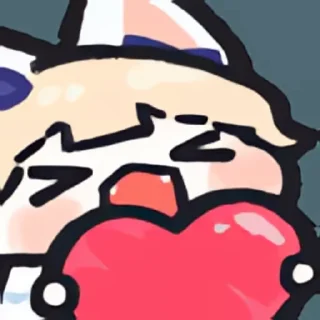 Video sticker 👻 도아가와냥바타콘 @DCConSticker