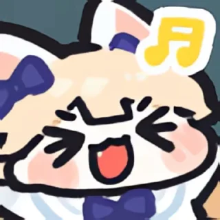 Video sticker 👻 도아가와냥바타콘 @DCConSticker